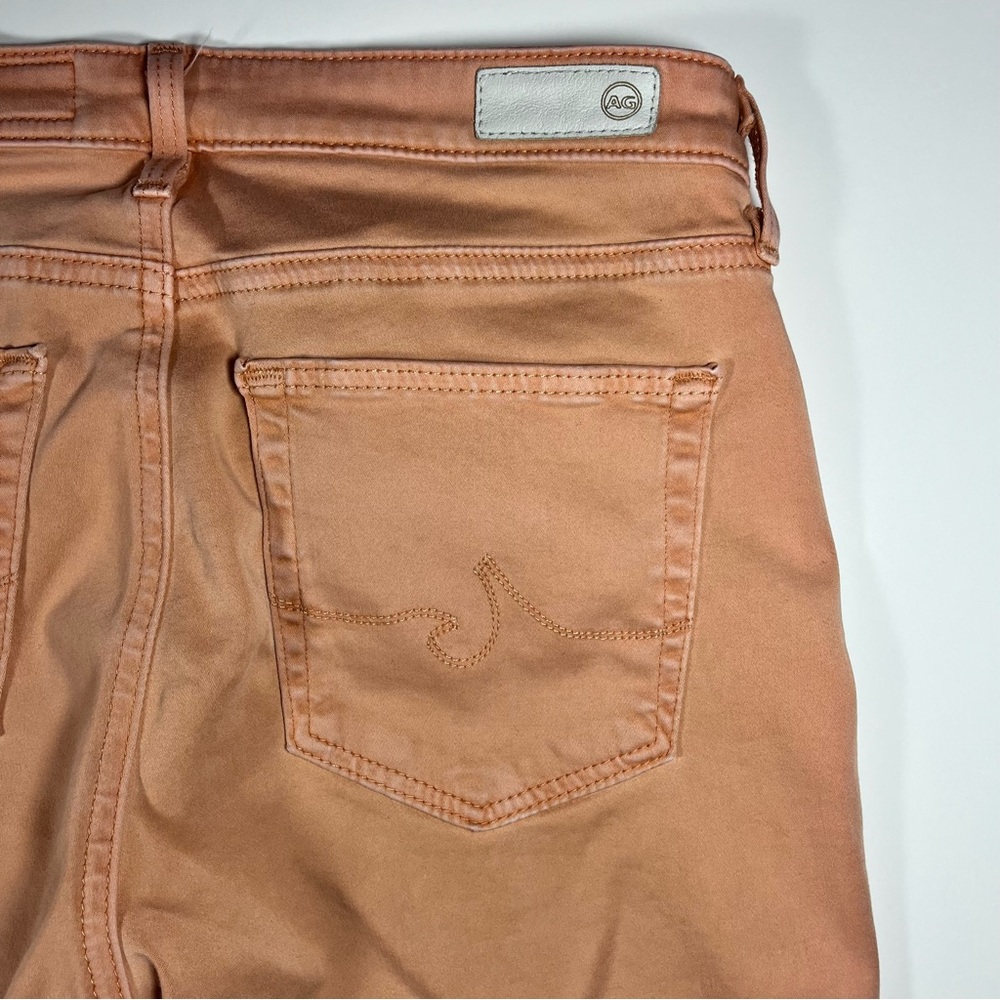 AG Adriano Goldschmied The Prima mid-rise cigarette crop jeans size 27 peach - Picture 6 of 10